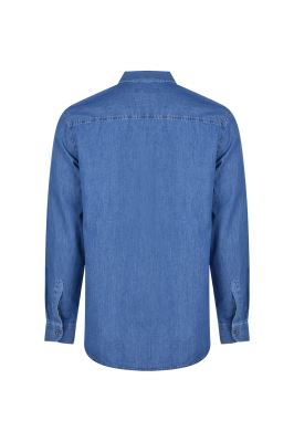 پیراهن آستین بلند ساده مردانه