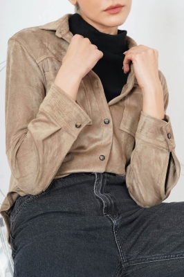 شومیز آستین بلند ساده زنانه