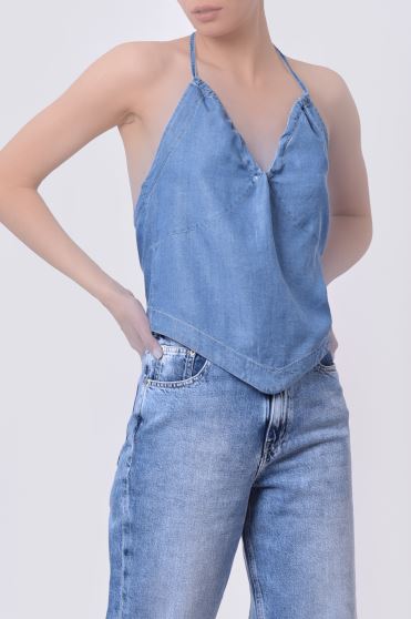 تاپ پیراهنی ساده زنانه