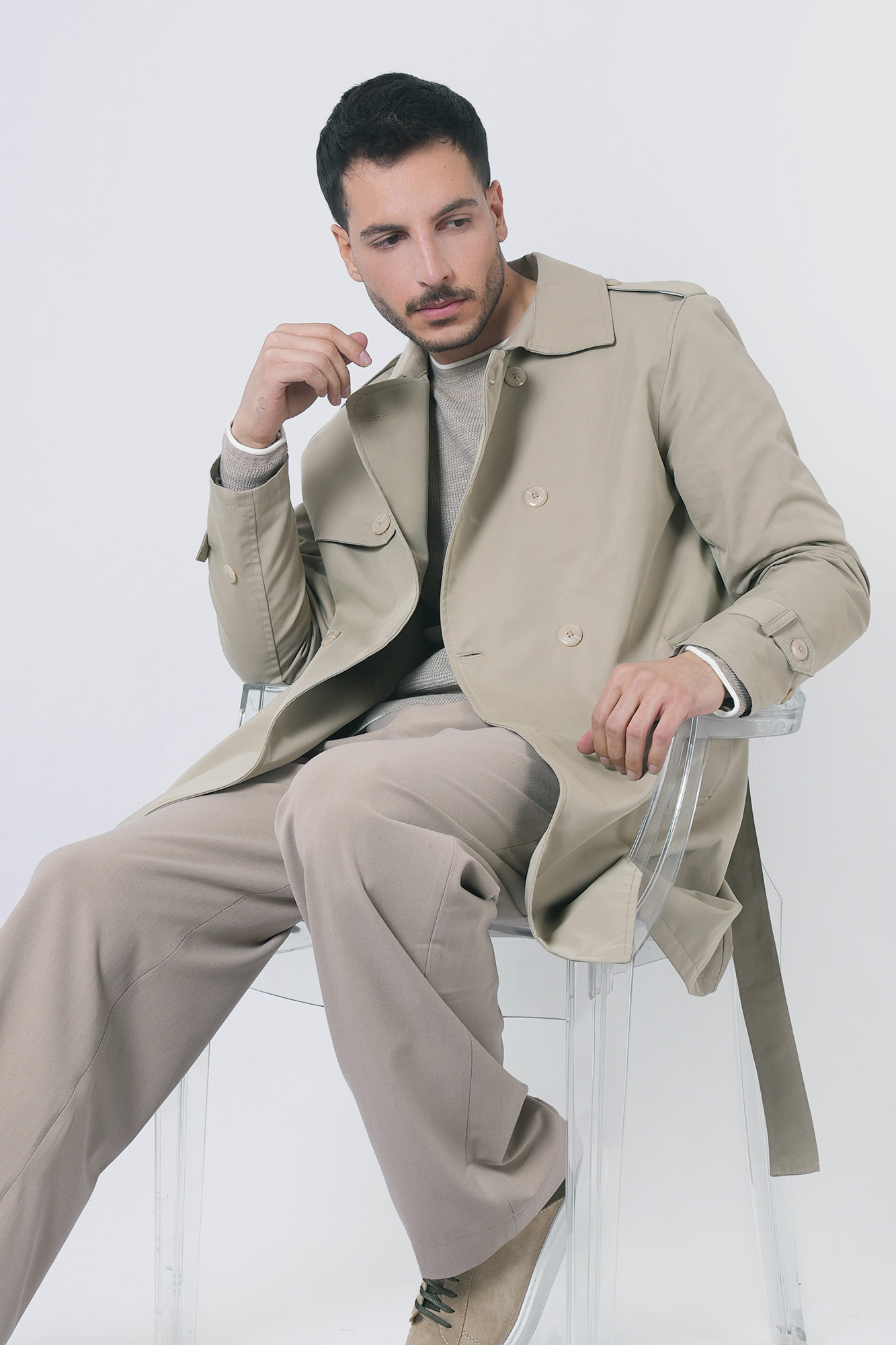 بارانی ساده مردانه