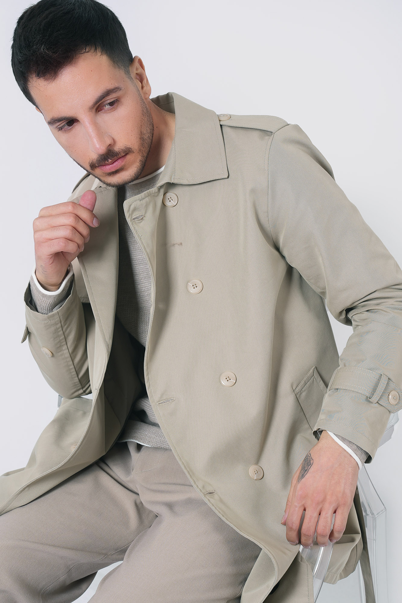 بارانی ساده مردانه