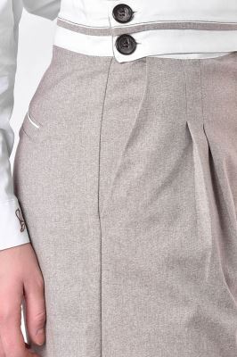 شلوار پارچه ای ساده زنانه