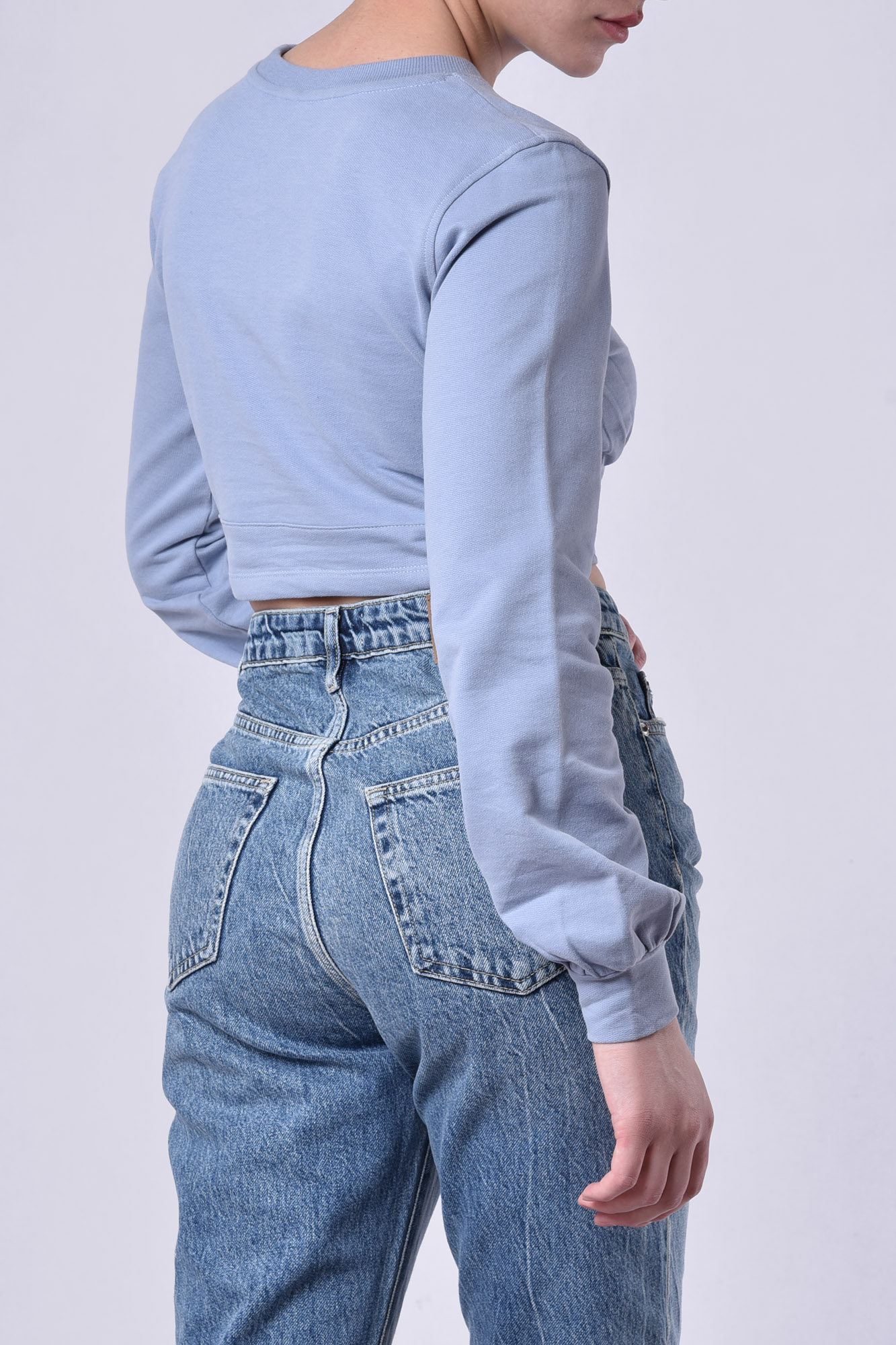 تیشرت آستین بلند ساده زنانه