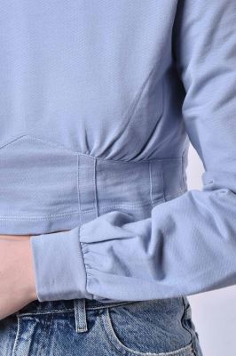 تیشرت آستین بلند ساده زنانه