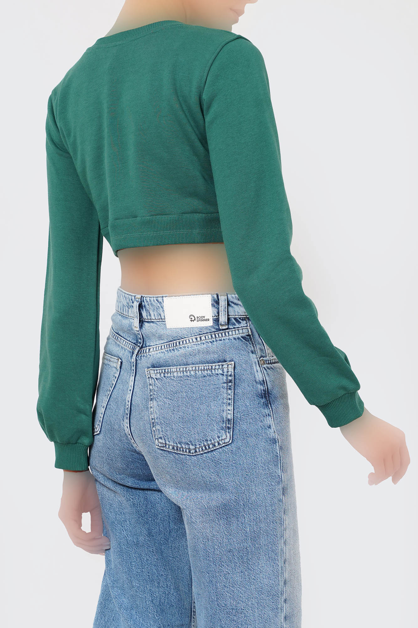 تیشرت آستین بلند ساده زنانه