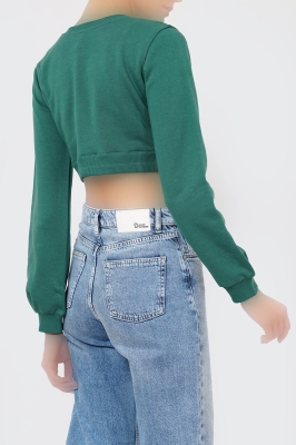 تیشرت آستین بلند ساده زنانه