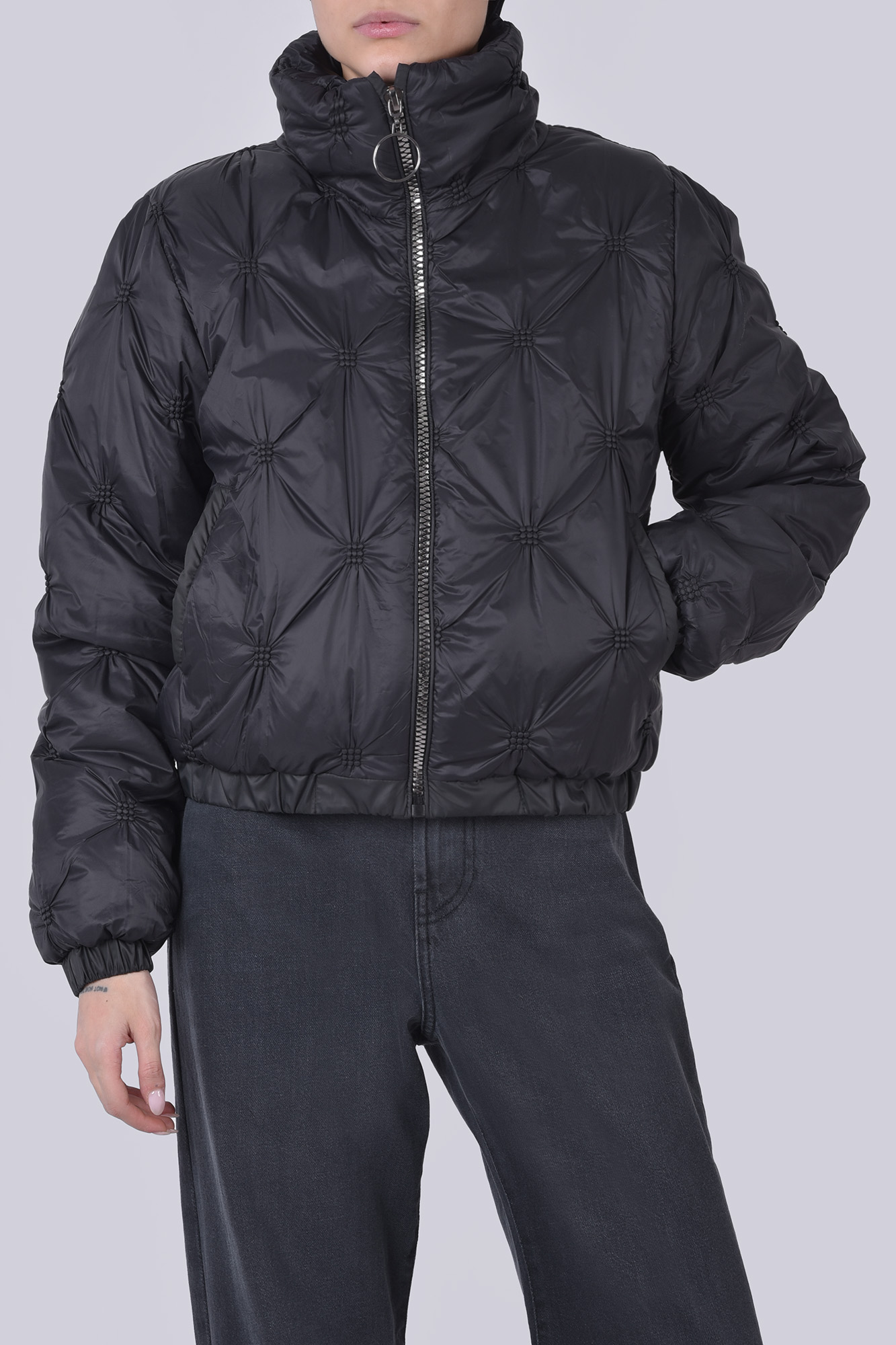 کاپشن کوتاه ساده زنانه