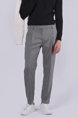 شلوار پارچه ای چهارخانه مردانه