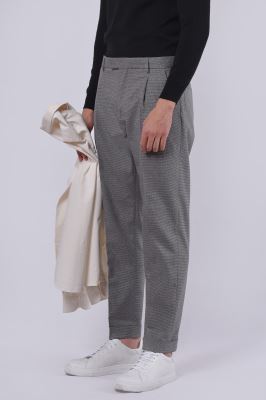 شلوار پارچه ای چهارخانه مردانه