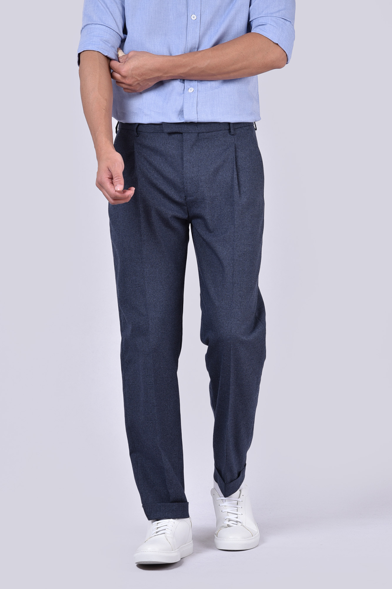 شلوار پارچه ای چهارخانه مردانه