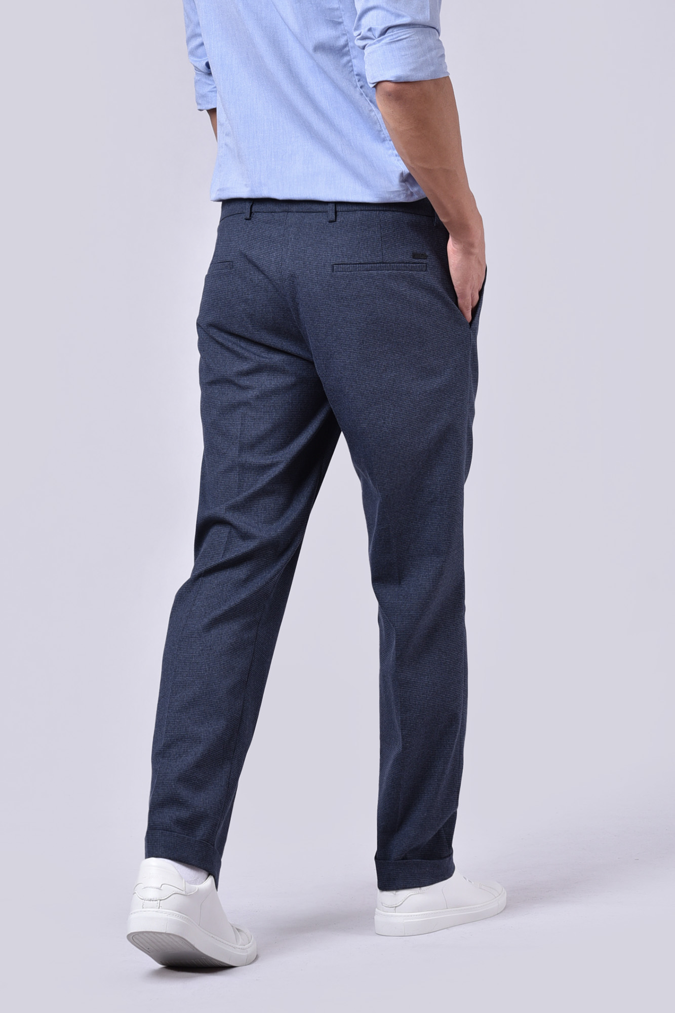 شلوار پارچه ای چهارخانه مردانه