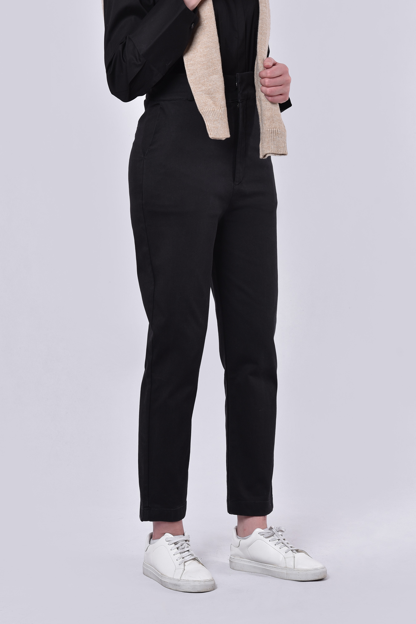 شلوار کتان ساده زنانه