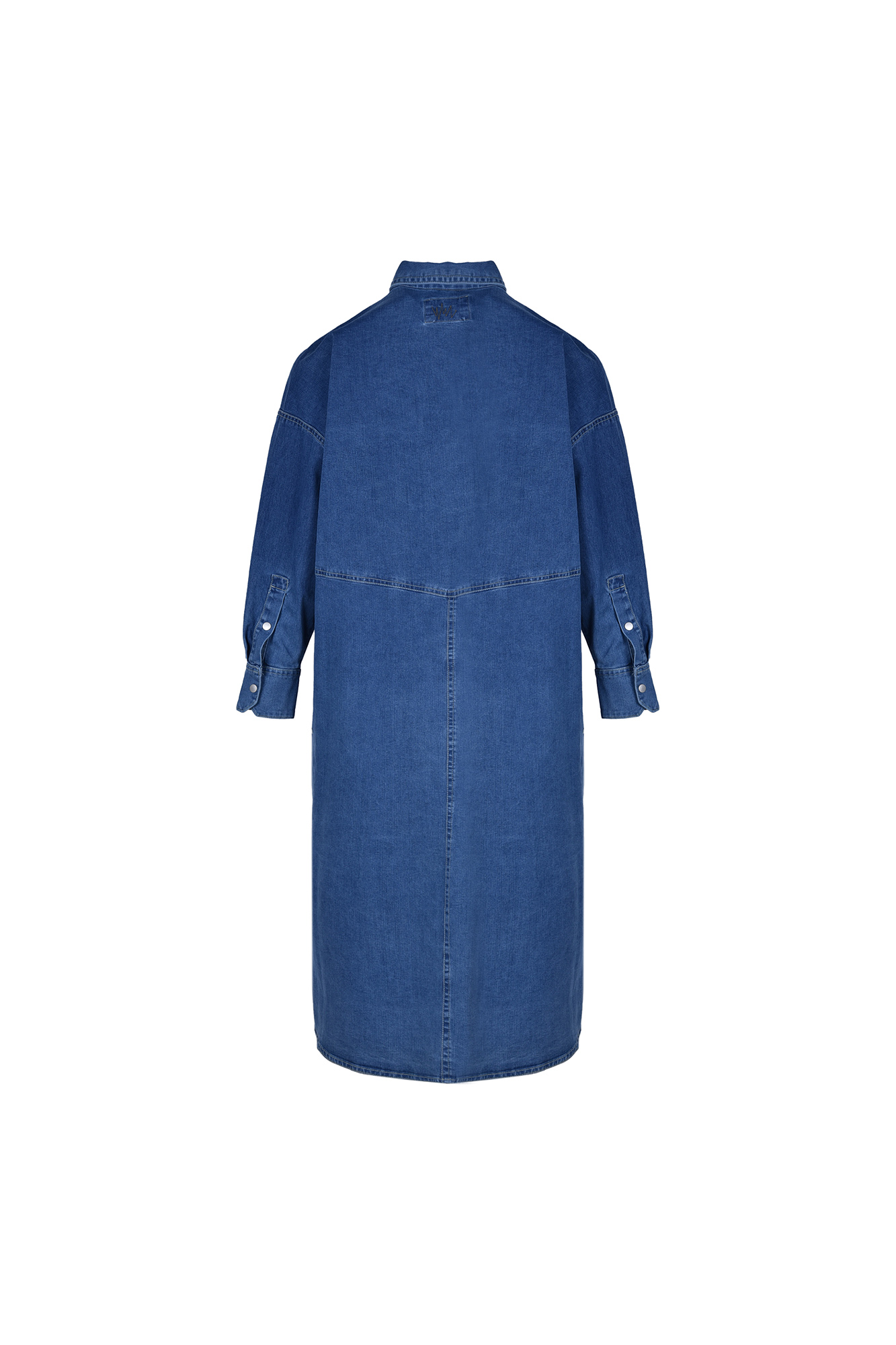 مانتو جین بلند برش دار