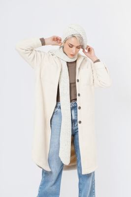 پالتو بلند ساده زنانه