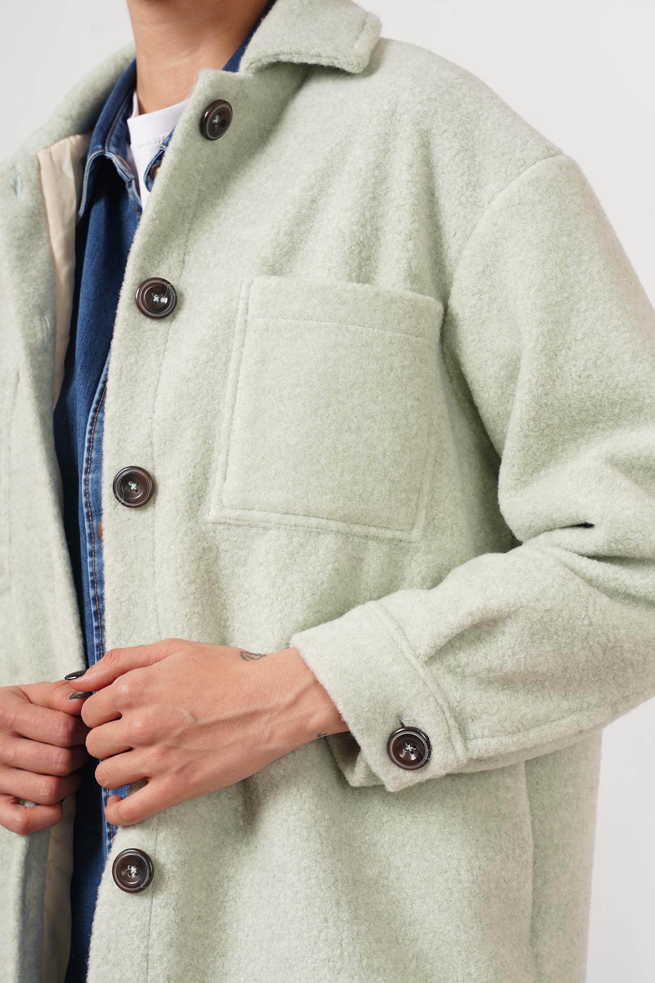 پالتو بلند ساده زنانه