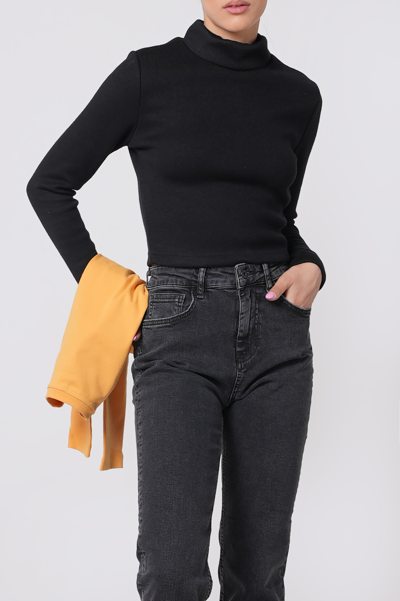 تیشرت آستین بلند ساده زنانه