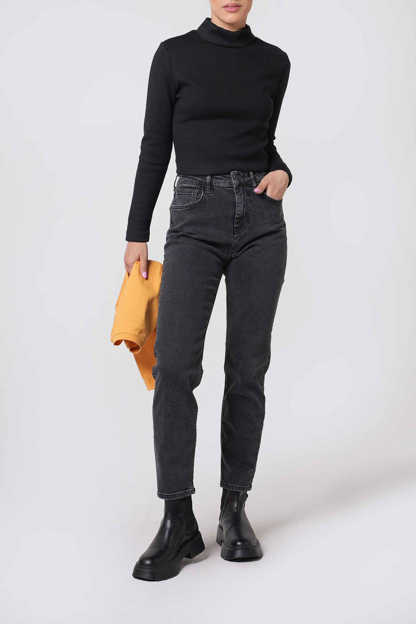 تیشرت آستین بلند ساده زنانه