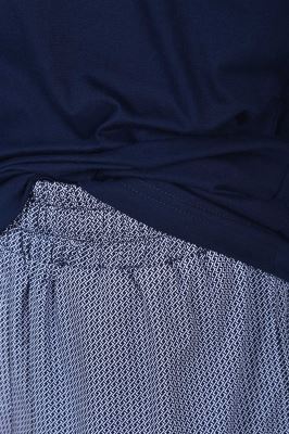 ست تیشرت-شلوارک طرحدار مردانه