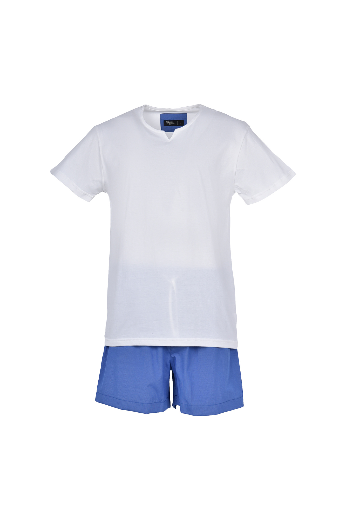 ست تیشرت-شلوارک طرحدار مردانه