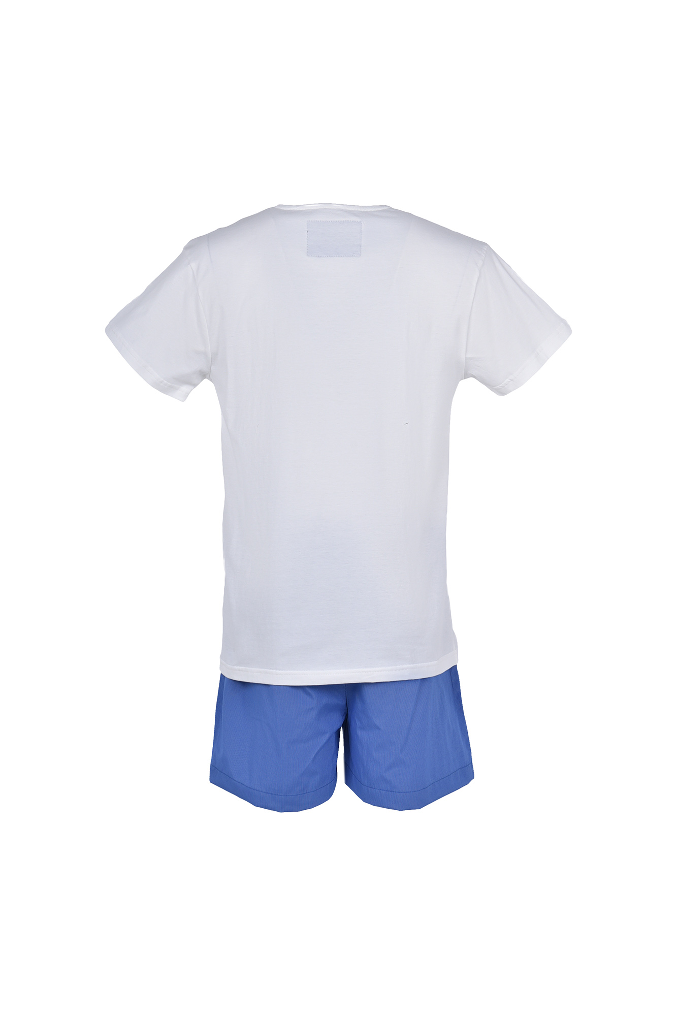 ست تیشرت-شلوارک طرحدار مردانه