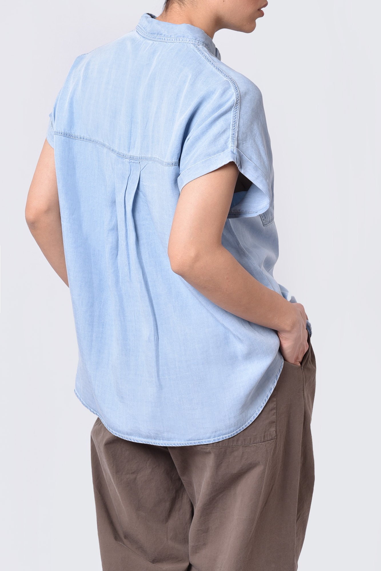 شومیز آستین کوتاه ساده زنانه