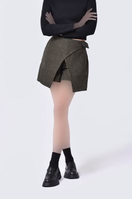 شلوارک چهارخانه زنانه