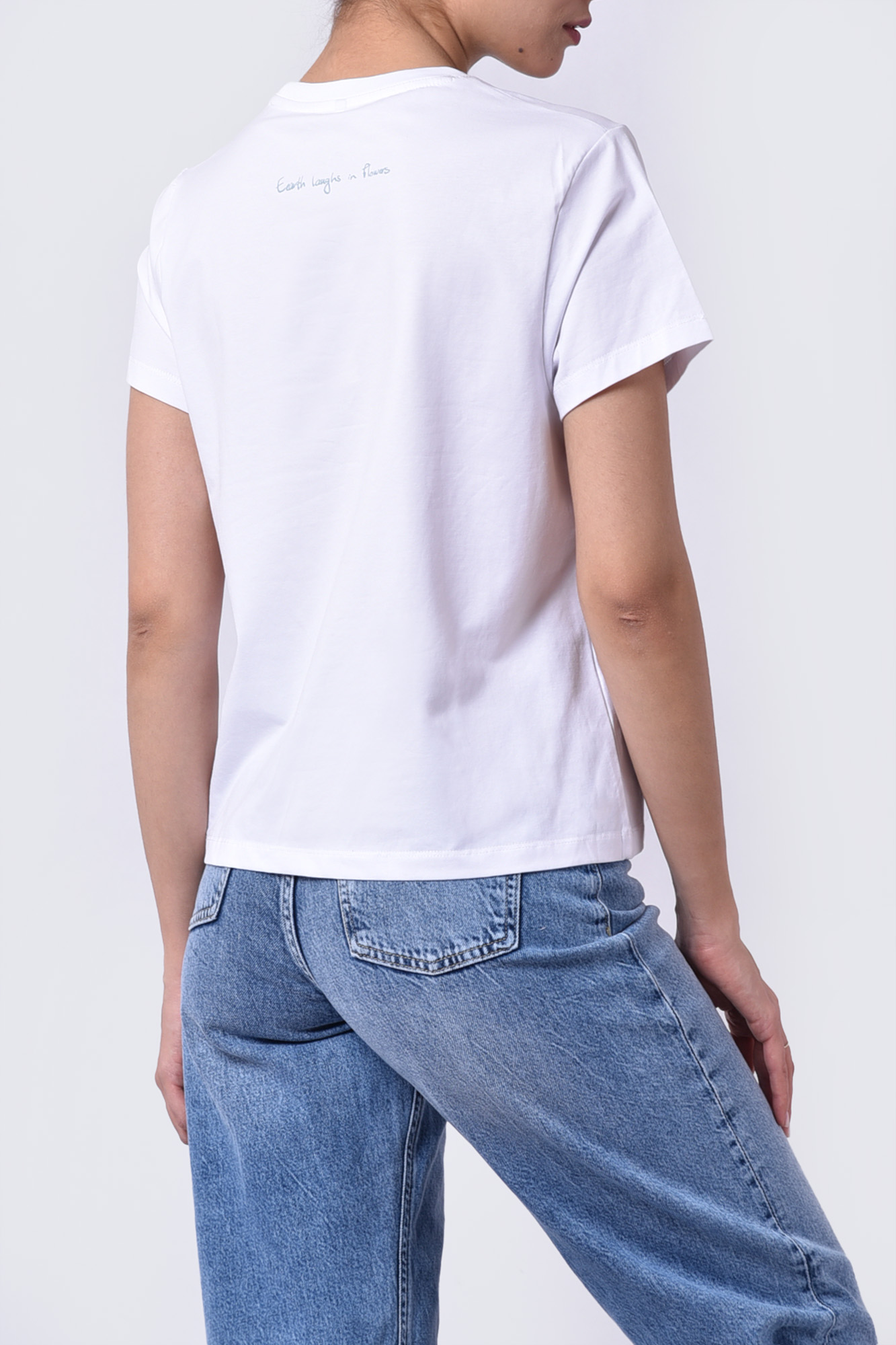 تیشرت آستین کوتاه چاپی زنانه