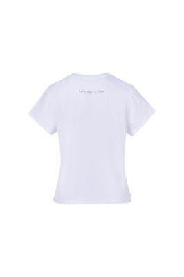 تیشرت آستین کوتاه چاپی زنانه