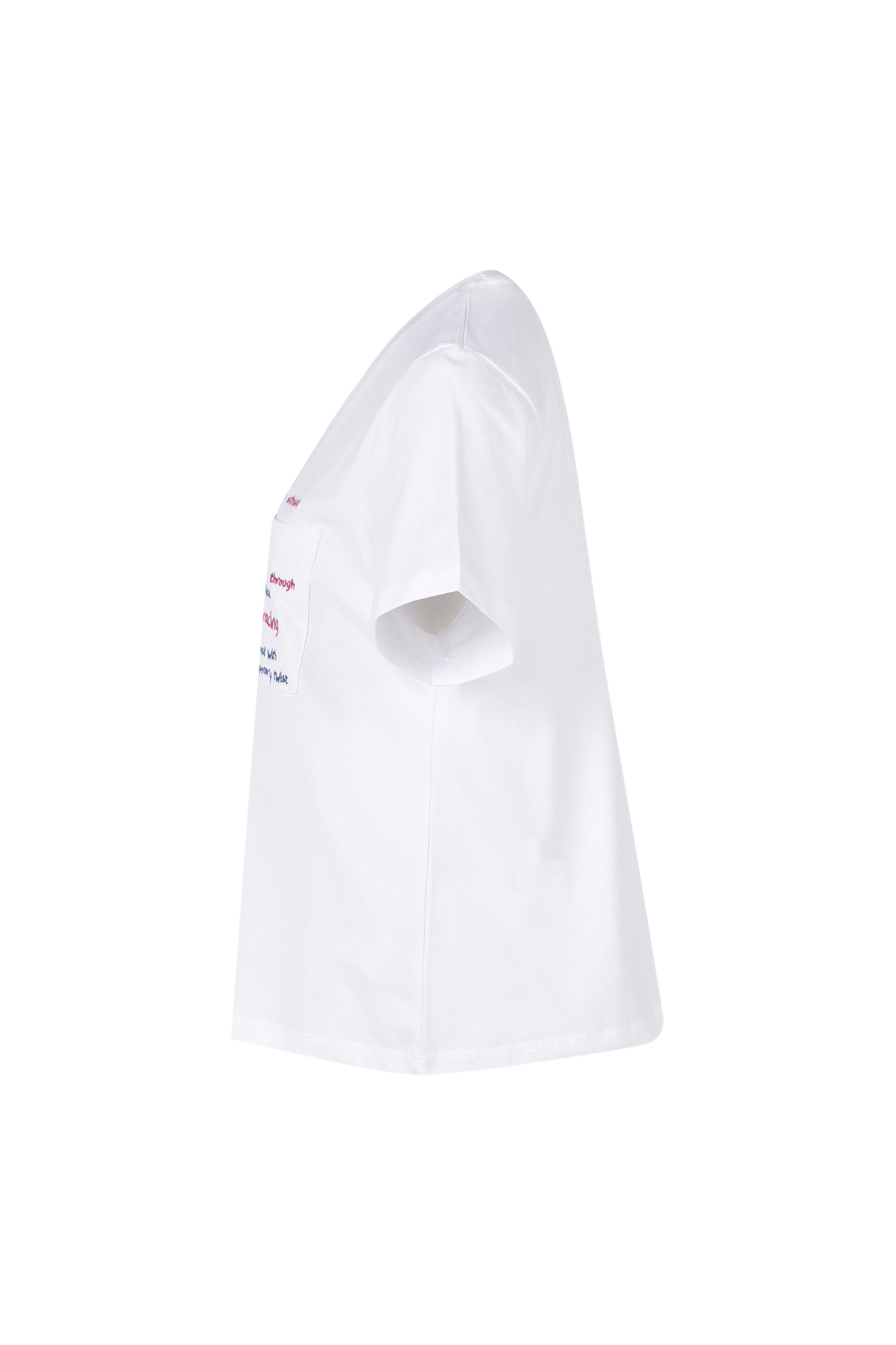 تیشرت آستین کوتاه گلدوزی زنانه