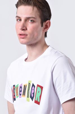 تیشرت آستین کوتاه چاپی مردانه