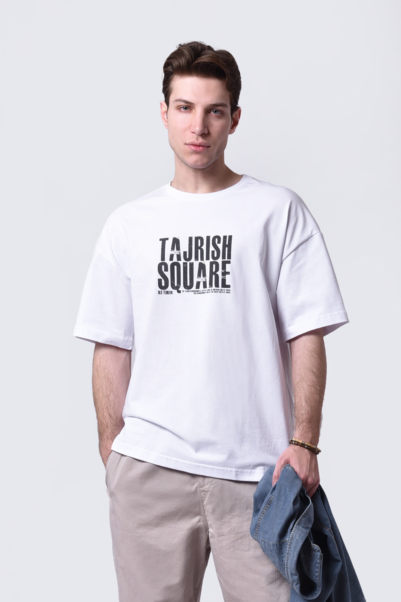 تیشرت آستین کوتاه چاپی مردانه