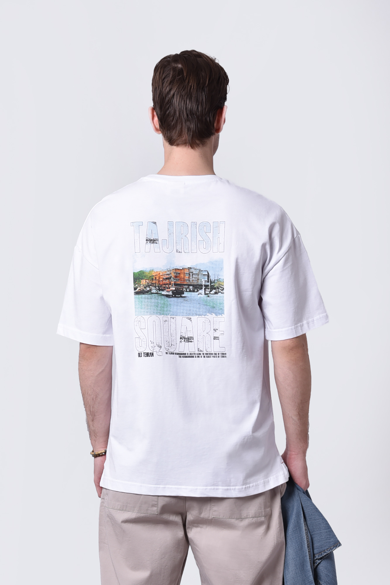 تیشرت آستین کوتاه چاپی مردانه