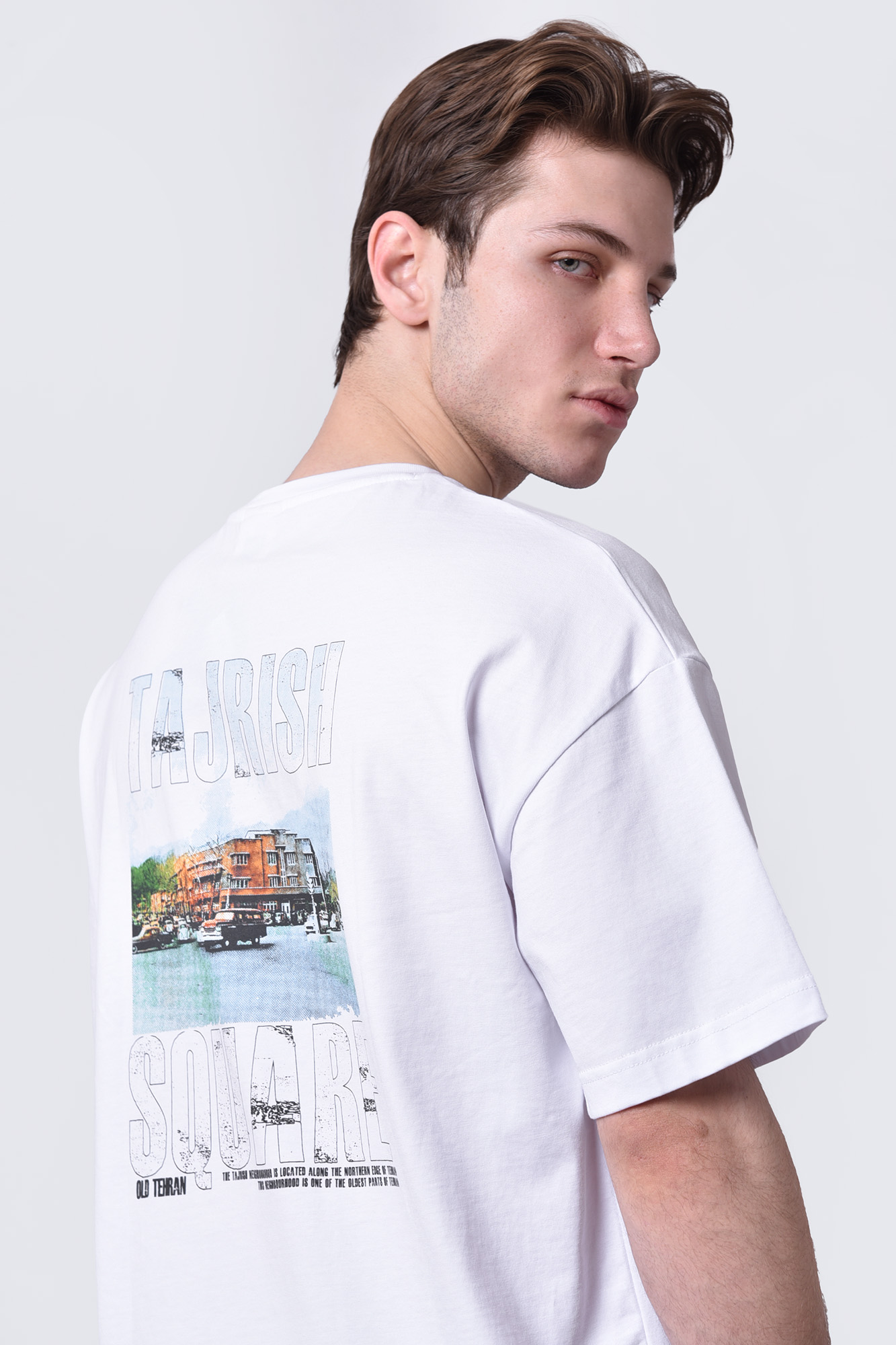 تیشرت آستین کوتاه چاپی مردانه