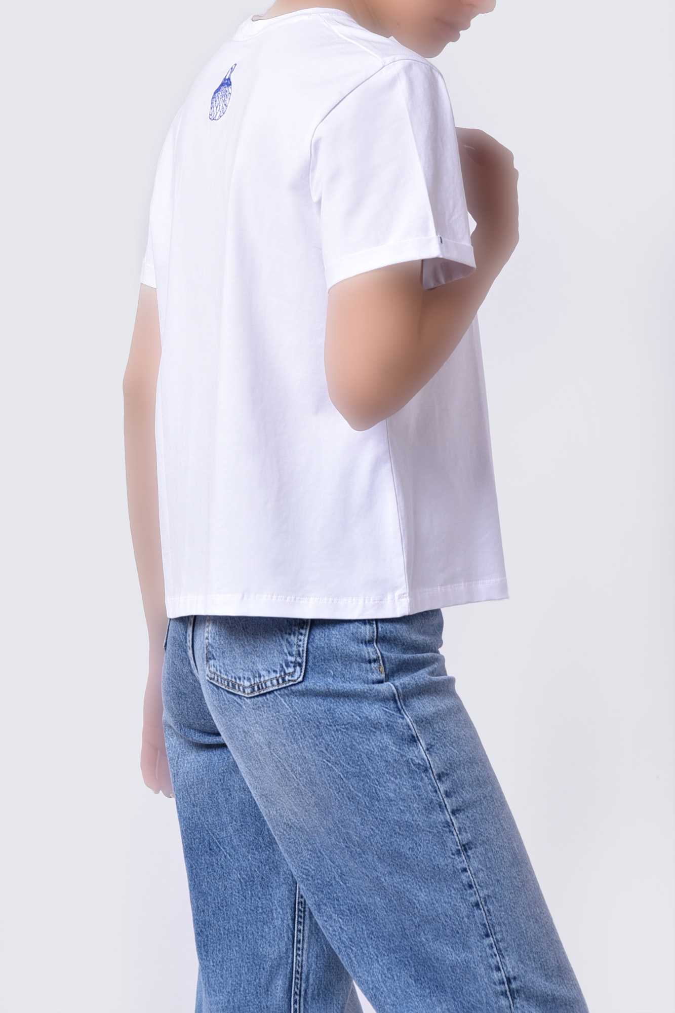 تیشرت آستین کوتاه چاپی زنانه