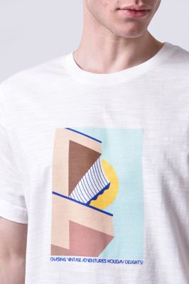 تیشرت آستین کوتاه چاپی مردانه