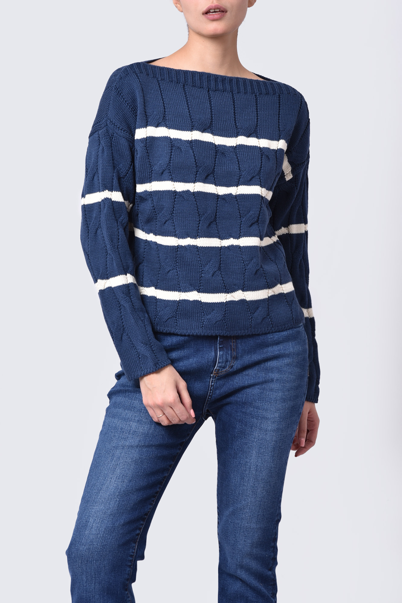 بافت آستین بلند طرحدار زنانه