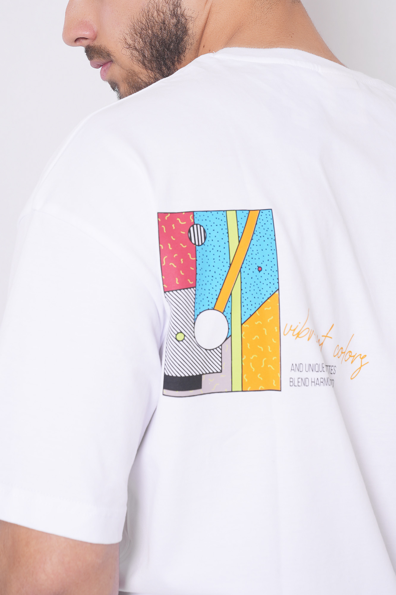 تیشرت آستین کوتاه چاپی مردانه