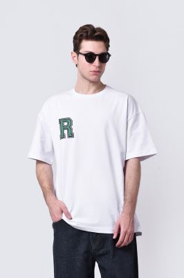 تیشرت آستین کوتاه گلدوزی مردانه