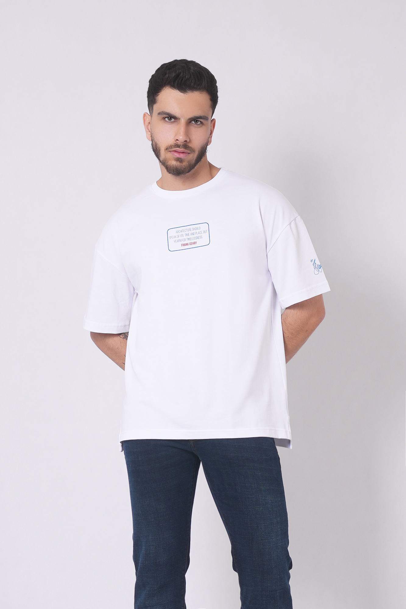 تیشرت آستین کوتاه چاپی مردانه