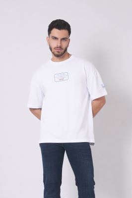 تیشرت آستین کوتاه چاپی مردانه