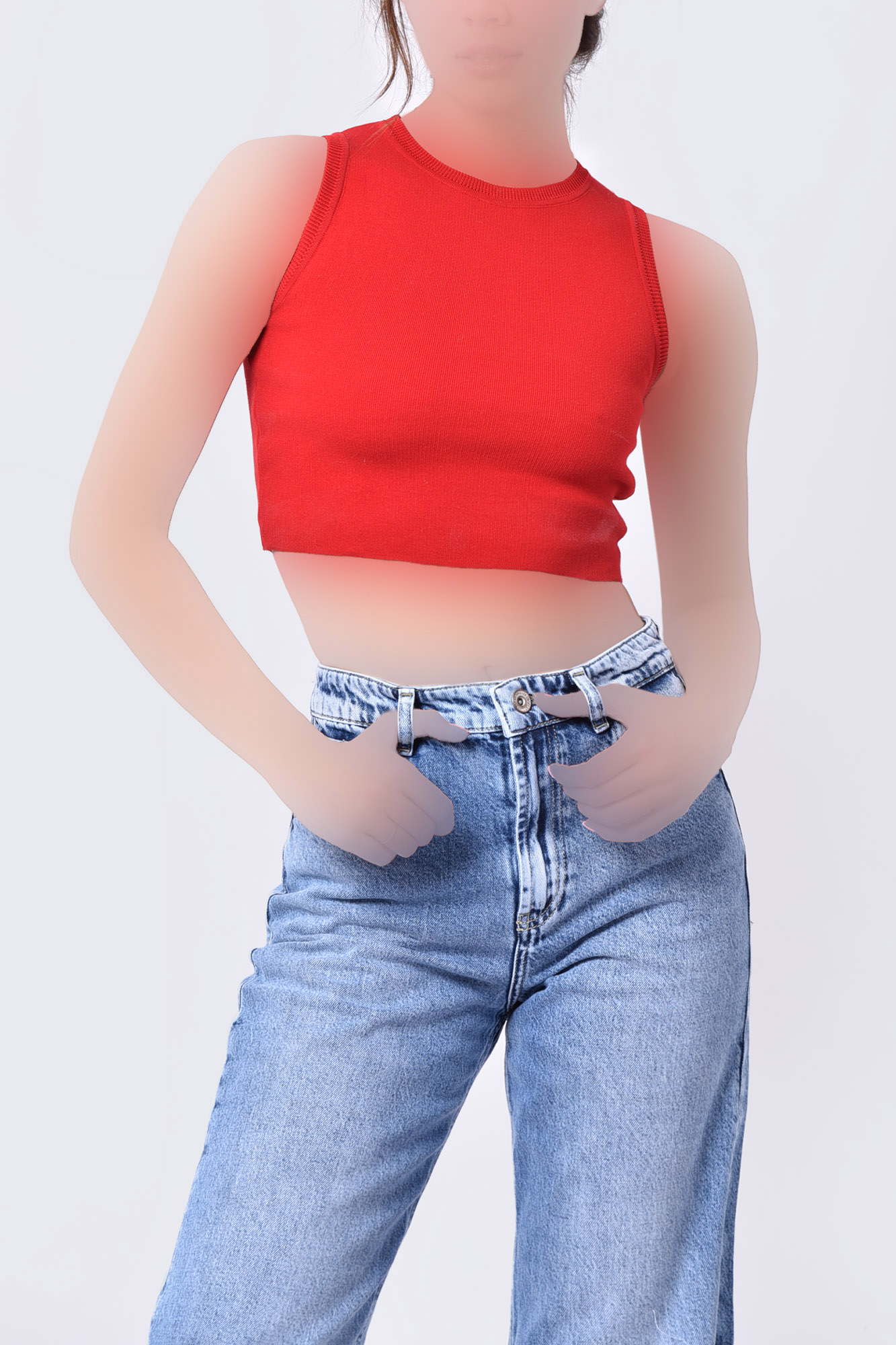 تاپ بافت ساده زنانه