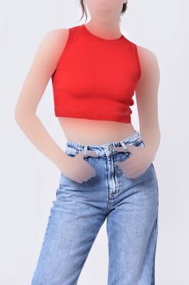 تاپ بافت ساده زنانه