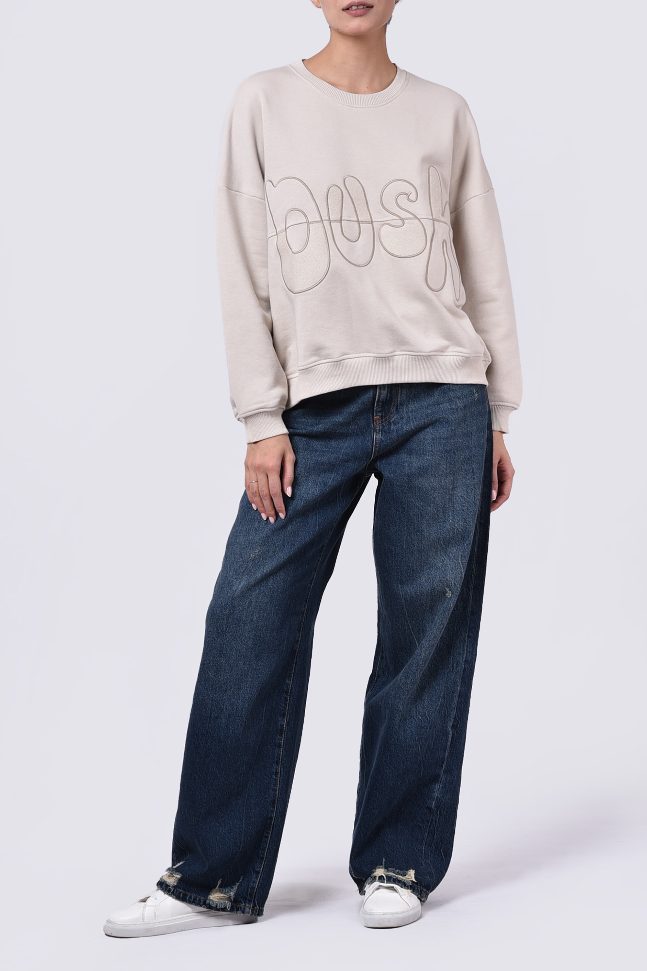 تیشرت آستین بلند گلدوزی زنانه