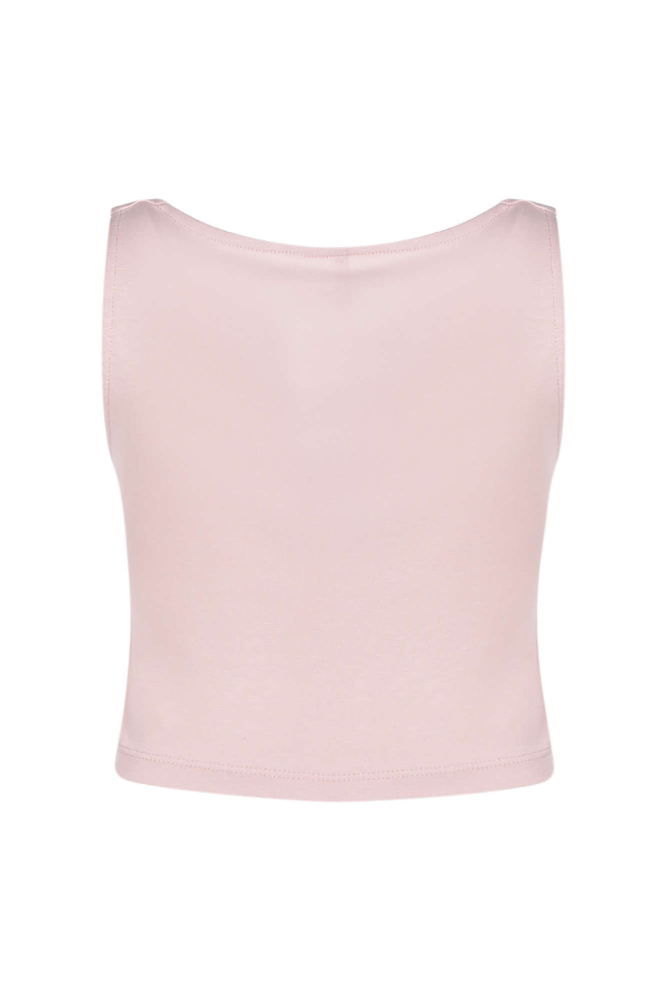 تاپ تیشرتی کراپ ساده زنانه