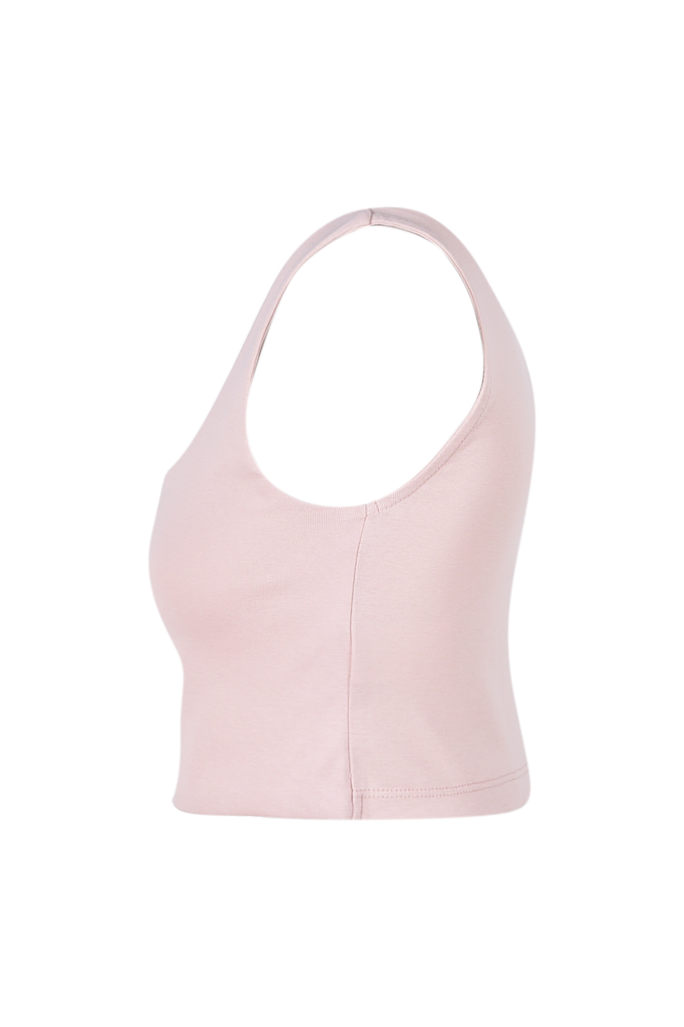 تاپ تیشرتی کراپ ساده زنانه