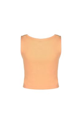 تاپ تیشرتی کراپ ساده زنانه