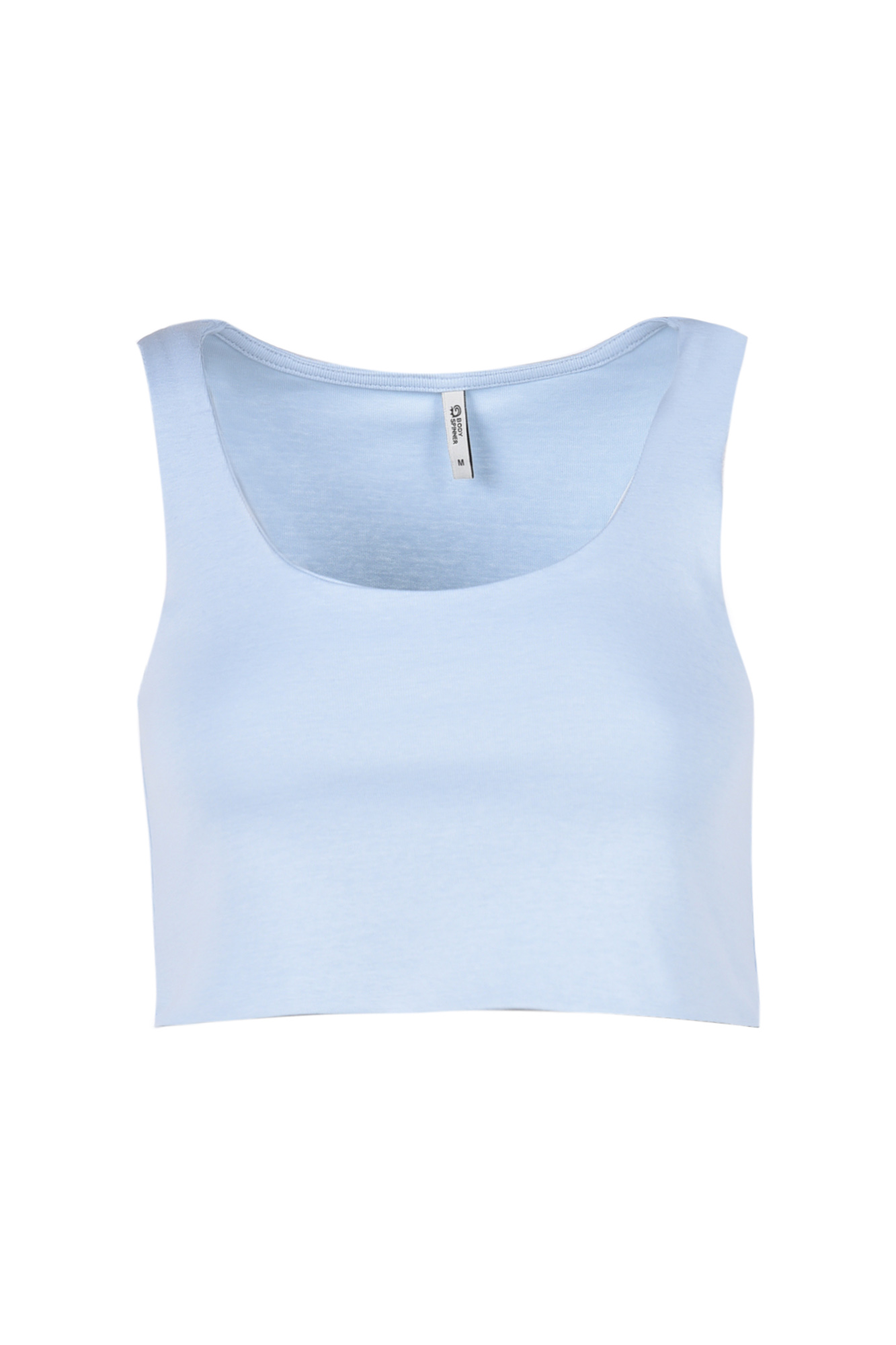 تاپ تیشرتی کراپ ساده زنانه