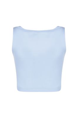 تاپ تیشرتی کراپ ساده زنانه