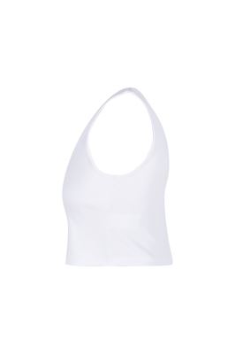 تاپ تیشرتی کراپ ساده زنانه