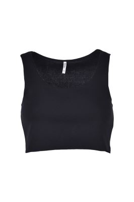 تاپ تیشرتی کراپ ساده زنانه